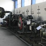 Hala z silnikami do samolotów znajdująca się w Muzeum Inżynierii i Techniki w Krakowie.